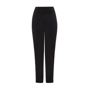 Classic High Waisted Straight Cut Kaki Pants